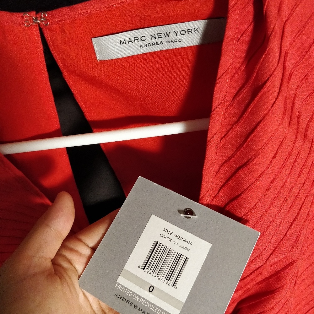 Marc New york red dress